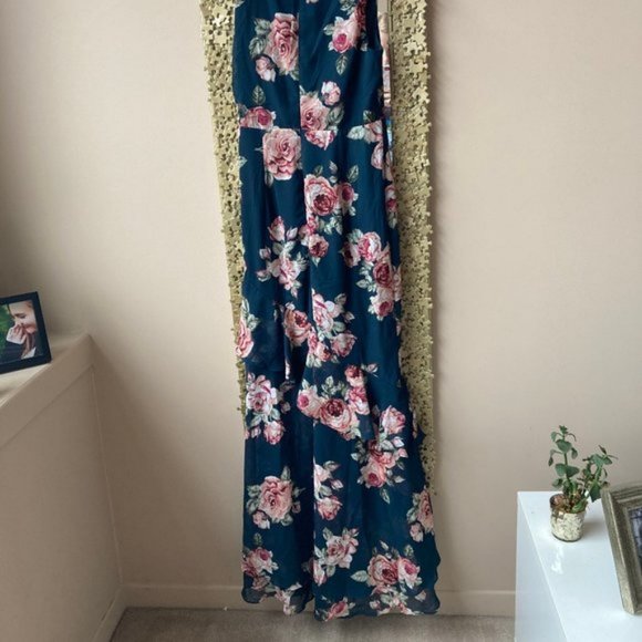 Lulus Secret Romance Floral High-Low Maxi Dress - Picture 7 of 9
